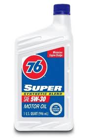 Моторное масло Unocal 76 Super Synthetic Blend Motor oil 5w-30, 1qt